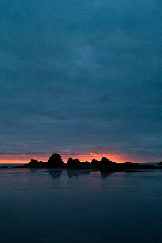 Ruby Beach At Sunset